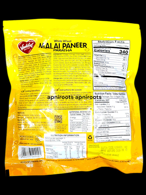 vadilal-malai-paneer-paratha